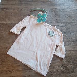 Crazy 8, Light cream 3/4 sleeve girls tee